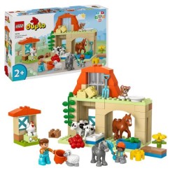 LEGO 10416 DUPLO Ma Ville Prendre Soin des Animaux de la Ferme, Jouet Éducati...