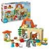 LEGO 10416 DUPLO Ma Ville Prendre Soin des Animaux de la Ferme, Jouet Éducati...