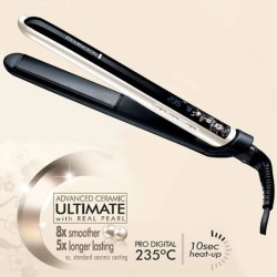 Remington S9500 Fer a Lisser, Lisseur Pearl Plaques Souples Advanced Ceramic ...