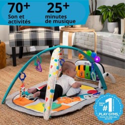BABY EINSTEIN  Kickin' Tunes Tapis de sol éveil bébé évolutif, 4-en-1, jouet ...