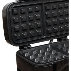 Gaufrier LITTLE BALANCE - Speed'n Mixt - 2 Plaques Interchangeables - Ouvertu...
