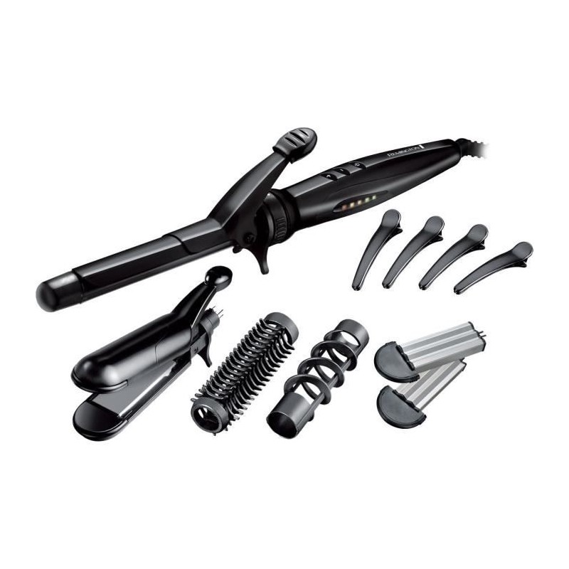 Multistyler 5en1 - Remington S8670 Lisse, Boucle, Ondule, Spirale, Gaufre - 4...