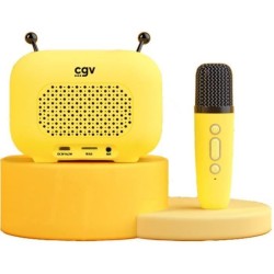 Kit karaoké / Enceinte Bluetooth et micro sans fil - CGV - MAYA, Effets voix ...