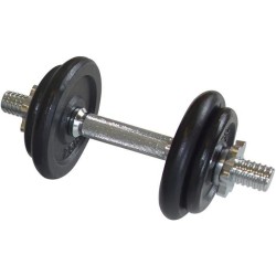 Set d'Halteres - SCHILDKROT - 10 Kg - Noir - Adulte - Ensemble pour entraînem...