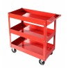 Servante d'atelier 3 plateaux sur roues - DOMAC - Rouge