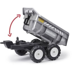 Remorque basculante - FALK - Super Dumper - Adaptable a l'ensemble de la gamm...