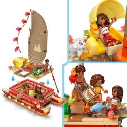 LEGO | Disney 43270 Le Bateau d'Aventure de Vaiana - Jeu de Construction pour...
