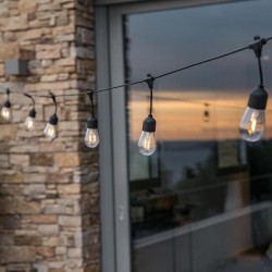 Guirlande lumineuse solaire - LUMISKY - MAFY SOLAR - 6.50 m - 10 ampoules a f...