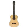 Guitare acoustique en bois, Lexibook, 91 cm, Guide d'apprentissage inclus, 6 ...