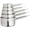 ARTHUR MARTIN Set de de 5 Casseroles - Acier inoxydable - Intérieur satiné av...