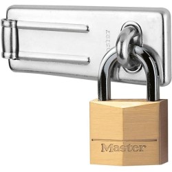 Pack Comprenant un Moraillon de Porte et un Cadenas a Clé - MASTER LOCK - 140...
