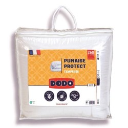 DODO Couette tempérée 300gr/m² 240x260 cm - Protection anti punaise, anti aca...