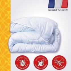 DODO Couette tempérée 300gr/m² 240x260 cm - Protection anti punaise, anti aca...