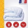DODO Couette tempérée 300gr/m² 240x260 cm - Protection anti punaise, anti aca...