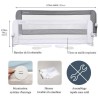 Barriere de lit Dreambaby Nicole  - lits encastrés et aux lits plats- Mesuran...