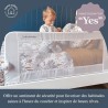 Barriere de lit Dreambaby Nicole  - lits encastrés et aux lits plats- Mesuran...