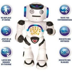 POWERMAN - Mon Premier Robot Ludo-Éducatif (Français), sons et lumieres - LEX...