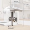 Hachoir a viande pour Kitchen Machine MUM5 - BOSCH - MUZ5FW1 - Disque ajouré ...