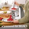 Hachoir a viande pour Kitchen Machine MUM5 - BOSCH - MUZ5FW1 - Disque ajouré ...