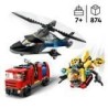 LEGO City 60462 Hélicoptere, camion de pompiers et sous marin modulable - Jou...