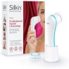 Brosse nettoyante visage SILK'N PURE - Peaux mixtes et sensibles - 4 programm...