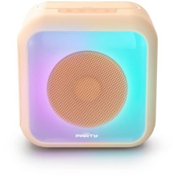 Enceinte karaoké lumineuse BIGBEN - Peche - Bluetooth - 30W - 2 micros sans f...