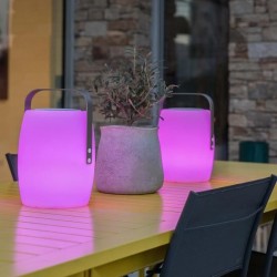 Lampe enceinte bluetooth sans fil - LUMISKY - LUCY PLAY - H31 cm - LED blanc ...