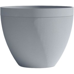 Pot de fleurs - GARDEN ID - Green Care Impact Bleu-Gris - 50 x 41 cm - Garant...