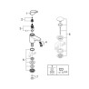 Robinet monofluide lave-mains - GROHE Swift - 20617001 - Chromé- Taille XS - ...