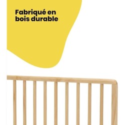Modifier : SAFETY 1ST Wooden Bed Rail 110 cm, Barriere de lit bois, 18 Mois-5...