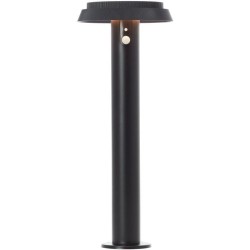 Lampe Borne extérieure Led - BRILLIANT - ALVERO - LED et solaire - Détecteur ...