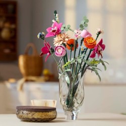 LEGO Botanicals 10342 Le joli bouquet de fleurs roses - Décoration - Set de c...