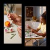 LEGO Botanicals 10342 Le joli bouquet de fleurs roses - Décoration - Set de c...