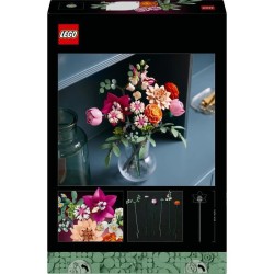 LEGO Botanicals 10342 Le joli bouquet de fleurs roses - Décoration - Set de c...