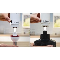 Mixeur plongeant - BOSCH - MSM4W410 ErgoMaster - Moteur 800W - 4 lames Quattr...