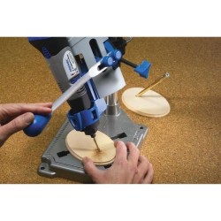 Support vertical de perceuse a colonne DREMEL 220 - Acier - Réglage par incré...