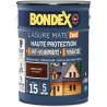 Lasure 2 en 1 Haute protection - Chene foncé satin - BONDEX - 5 L