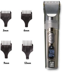 Tondeuse barbe & cheveux - JEAN LOUIS DAVID - Digital Clipper - 25 Hauteurs d...