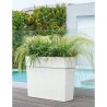 DEROMA Muret haut LIKE R - 78x29,5 cm H65 cm - Blanc