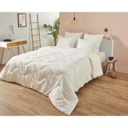 Couette 220x240 cm DODO CHAMPS DE LIN - Chaude - 450G/m² - Couette 2 personne...