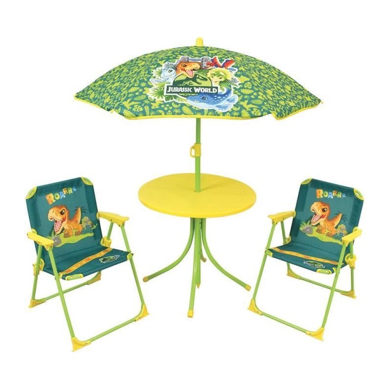 Salon de jardin dinosaures - FUN HOUSE - Jurassic World - Pour enfant