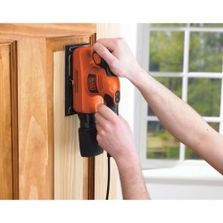Ponceuse vibrante filaire - BLACK+DECKER - KA320EKA-QS - 240W - 5 abrasifs + ...