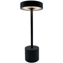 Lampe de table sans fil - LUMISKY - ROBY - Touch en aluminium - Gris foncé - LED