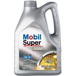 Huile moteur 5W-30 Synthétique - MOBIL - Super 3000 - Formula-P -bidon 5L -  ...