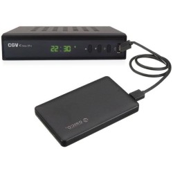 Récepteur TNT HD - CGV - ETIMO 2TC - Double tuner - Web-radio - DVB-T2 HEVC 265