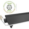 Plancha électrique LITTLE BALANCE - Wood 90 - Surface cuisson 90x23cm - Revet...