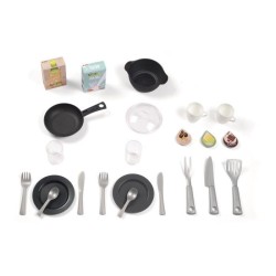 Smoby Cuisine Bon Appetit - 23 Accessoires - Effet sonores (plaques de cuisso...