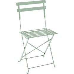 Set bistrot - ELORA - Ensemble repas de jardin - Table pliante Ø 60 cm + 2 ch...