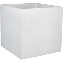 Pot de fleurs Carré 50 cm - EDA - Graphit - 57 L - 49,5 x 49,5 x H. 49,5 cm -...