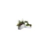 Pot de fleurs Carré 50 cm - EDA - Graphit - 57 L - 49,5 x 49,5 x H. 49,5 cm -...